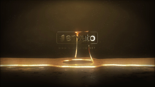 Gold Liquid Logo