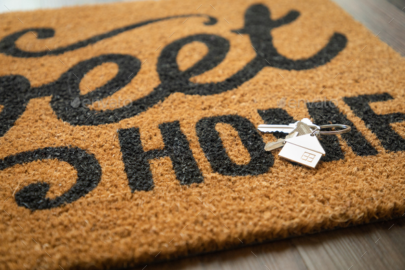 Download New House Keys And Keychain Rests On Home Sweet Home Welcome Mat Stock Photo By Andy Dean Photog