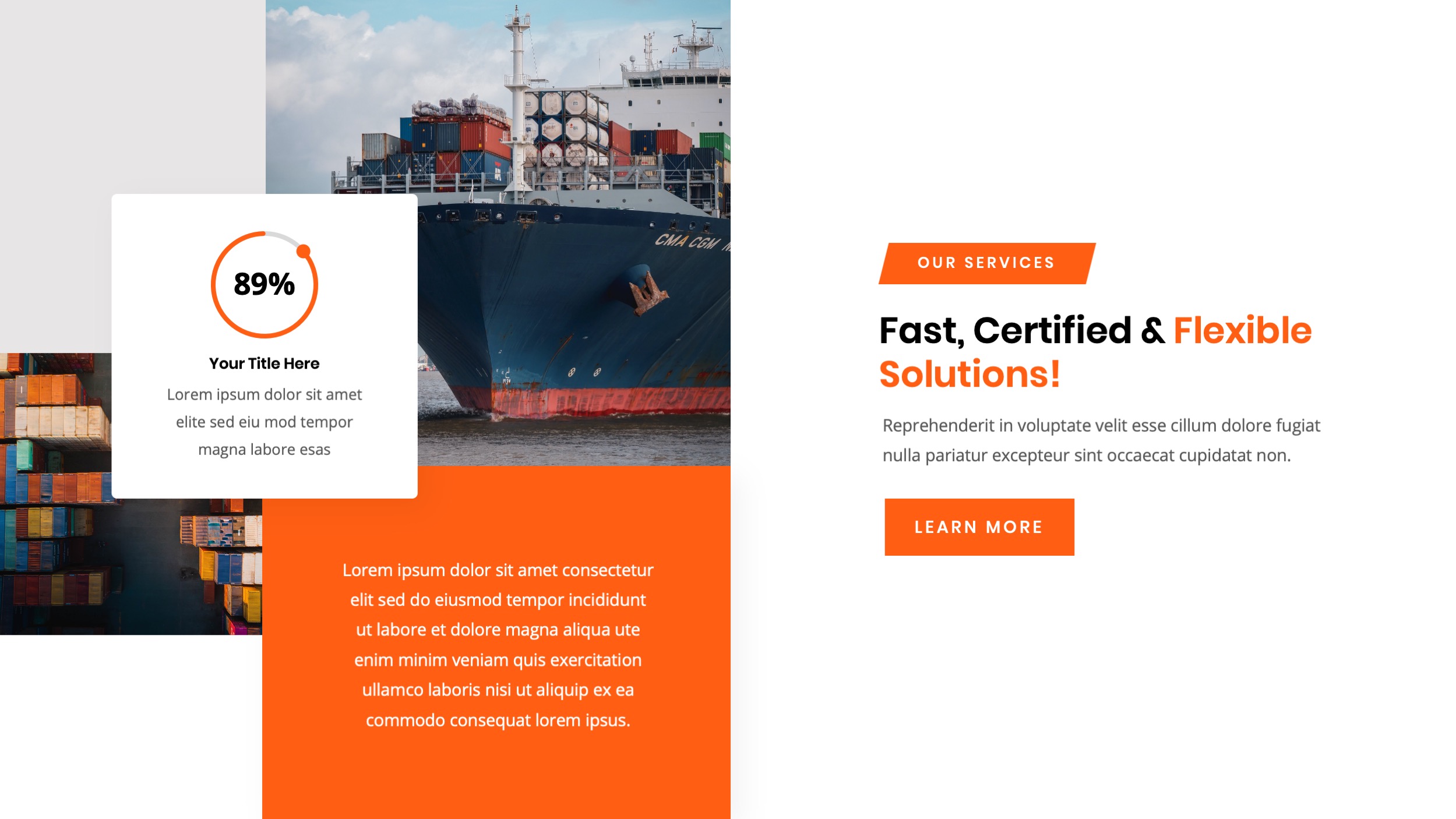 Logistics & Transport Google Slides Template, Presentation Templates