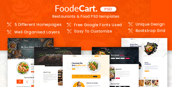 Foodecart - RestaurantsFood - ThemeForest 25374802