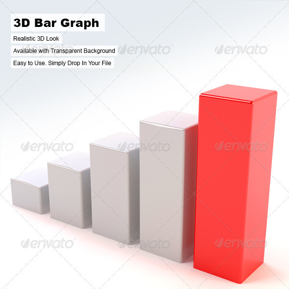3d Bar Graph - 3D Renders Graphics