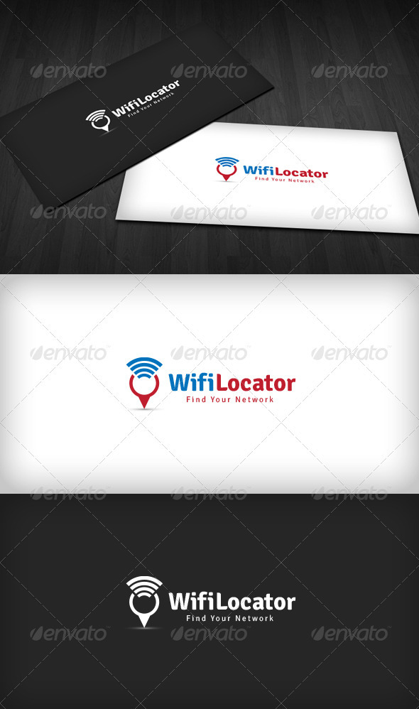 Wifi Locator Logo - Symbols Logo Templates