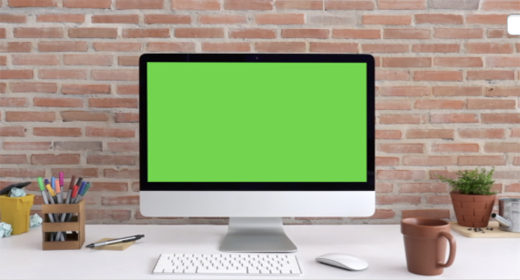 Desktop Green Screen  (Video)