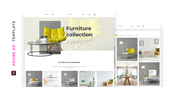 Enkel – Furniture Company Template for XD