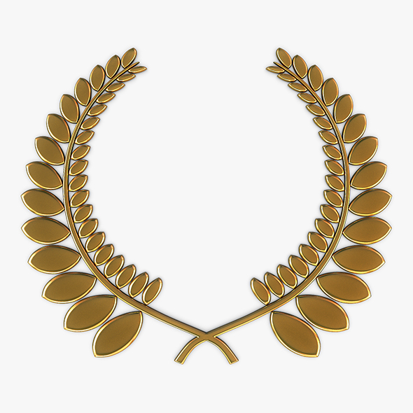 Wreath Emblem Gold - 3Docean 27670774