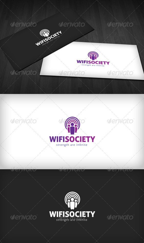 Wifi Society Logo - Humans Logo Templates