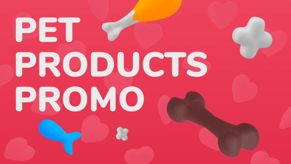 Pet Products Promo - VideoHive 27680277