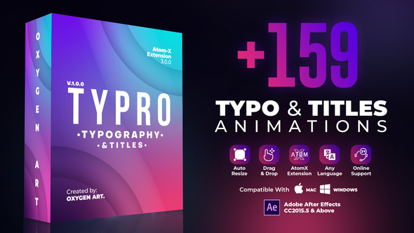 TYPRO - Typography & Titles Pack