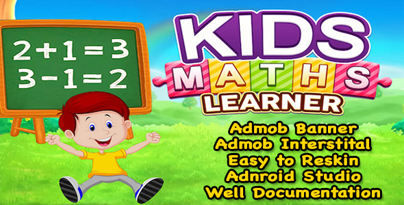 Kids Maths Learner - CodeCanyon 21965187