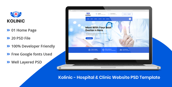 Kolinic - HospitalClinic - ThemeForest 27688541