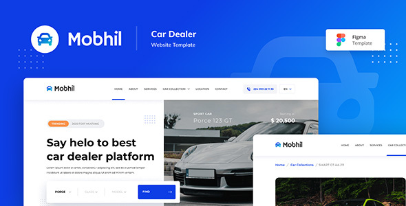 Mobhil Car Dealer - ThemeForest 27645713