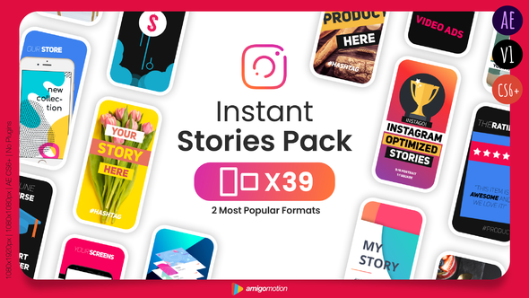 Instant Stories Pack - AE Version by AmigoMarket | VideoHive