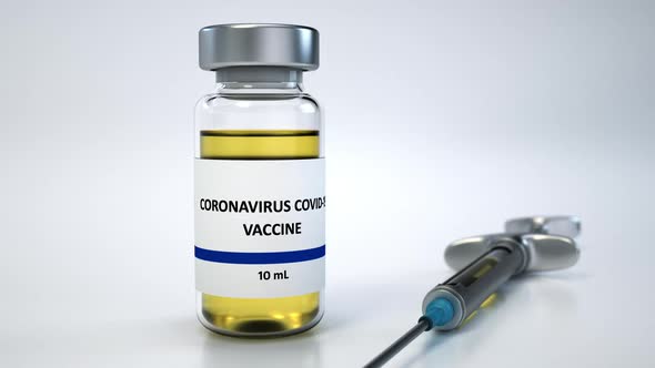 Medicines Bottle Coronavirus Vaccination People Pandemic Covid-19 for Cure alt