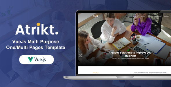 Atrikt Bootstrap - ThemeForest 27689800