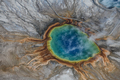 Aerial view of Grand prismatic spring in Yellowstone national park, USA - PhotoDune Item for Sale