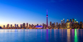 Toronto city skyline at night, Ontario, Canada - PhotoDune Item for Sale