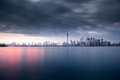 Toronto city skyline at night, Ontario, Canada - PhotoDune Item for Sale