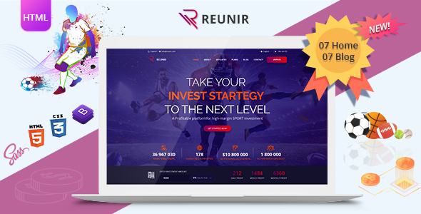 Reunir - Sports - ThemeForest 24044521