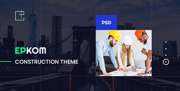 Epkom - Construction PSD Template