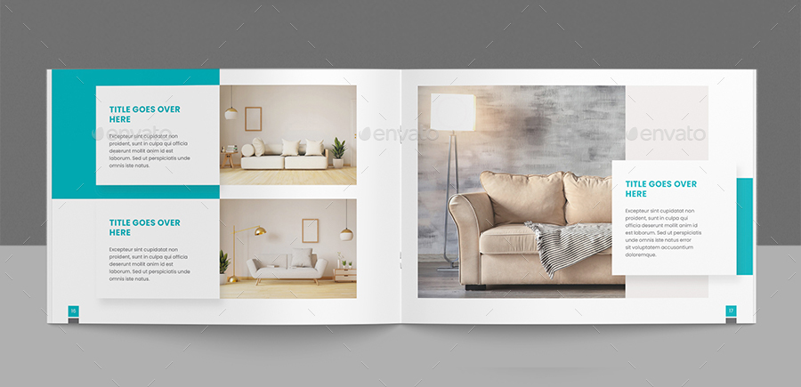 Interior Product Catalog Template by bourjart_20 | GraphicRiver