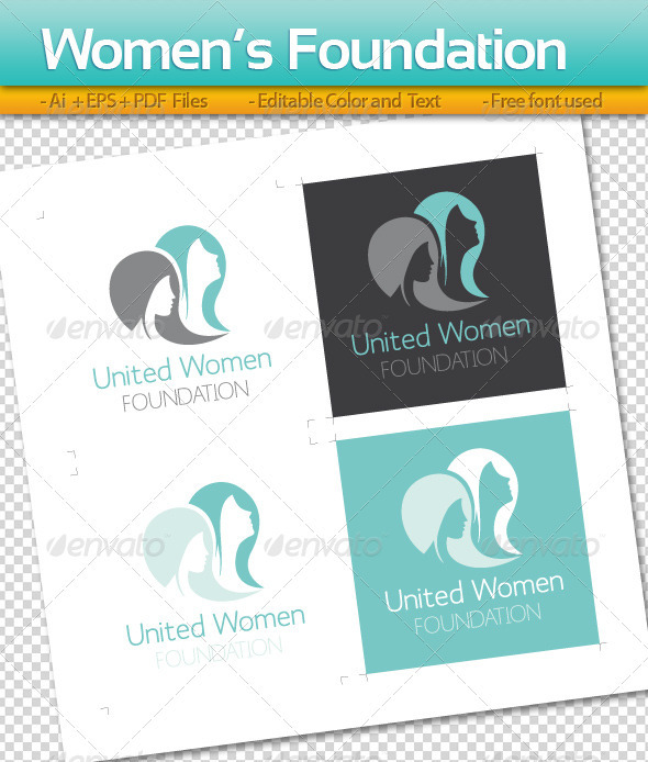 Women's Foundation - Humans Logo Templates