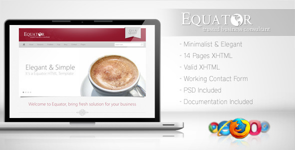 Equator - Minimalist - ThemeForest 153972