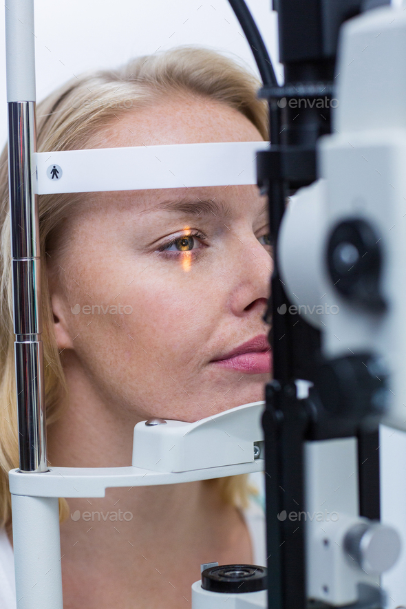 Eye Examination On Slit Lamp Stock Photo By Wavebreakmedia PhotoDune   807054 