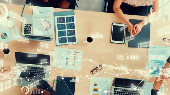 Creative Visual of Business People in Corporate Staff Meeting alt