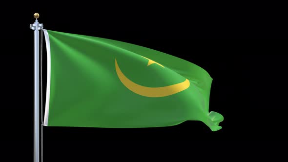 Mauritania Waving Flag alt