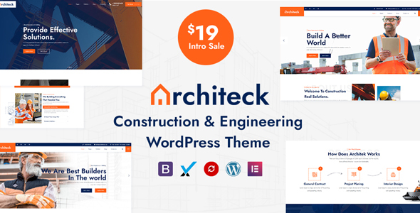 Architeck – Construction & Engineering WordPress Theme