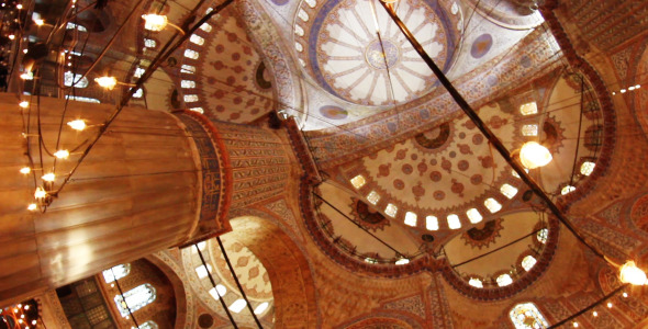 Istanbul Blue Mosque Interior