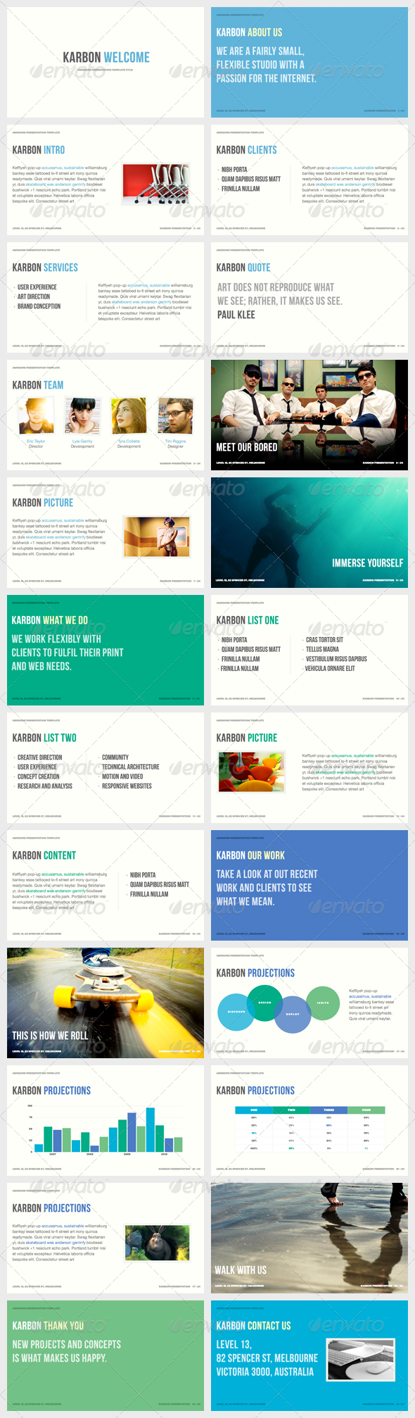 Karbon - Keynote Presentation Template - Creative Keynote Templates