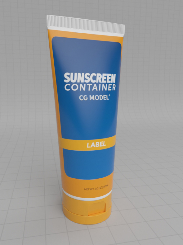 SUNSCREEN CONTAINER - 3Docean 27721740