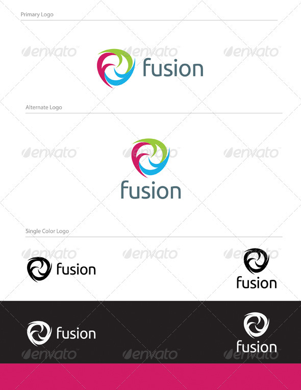 Abstract Fusion Logo Design - ABS-031 - Vector Abstract