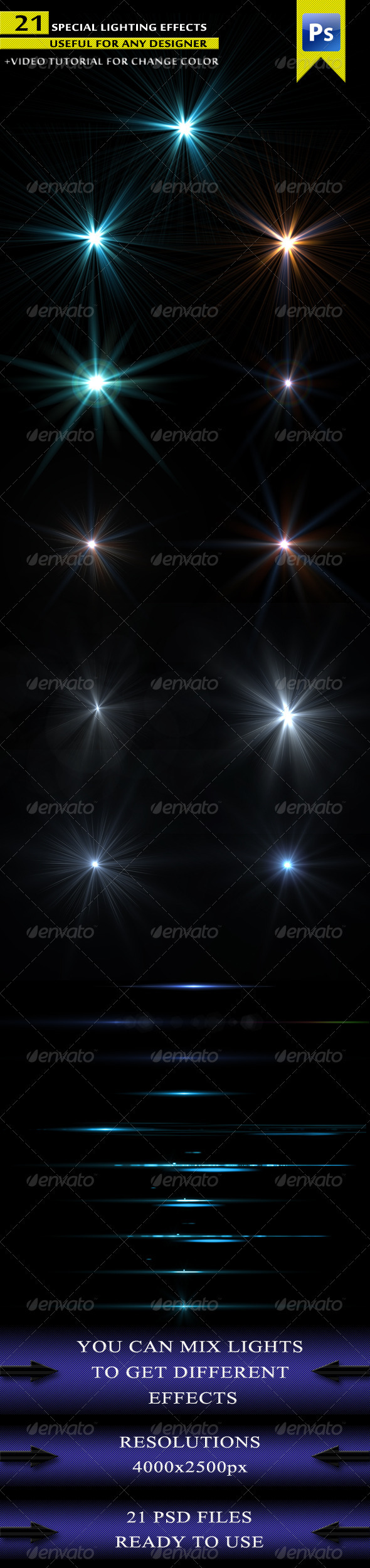 Light 21 Pack - Decorative Graphics