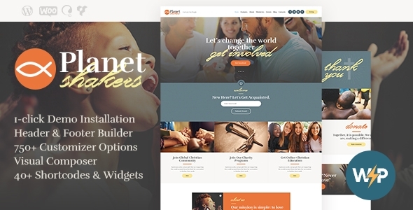 Planet Shakers - ThemeForest 24536519