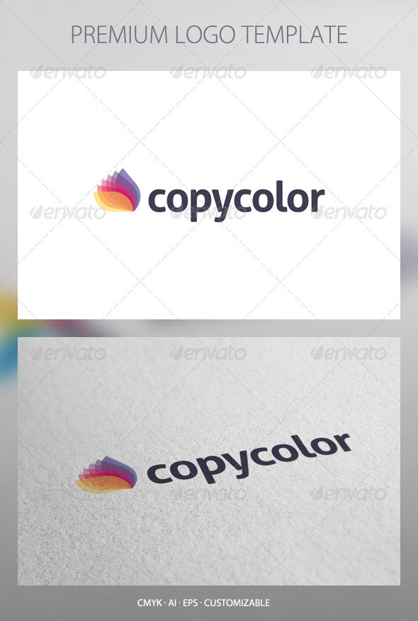 Copy Color - Abstract Logo Template - Abstract Logo Templates