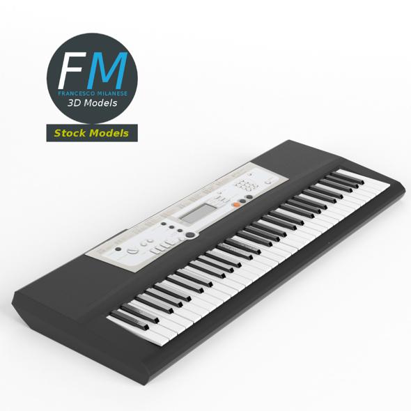 Electronic piano keyboard - 3Docean 16390996