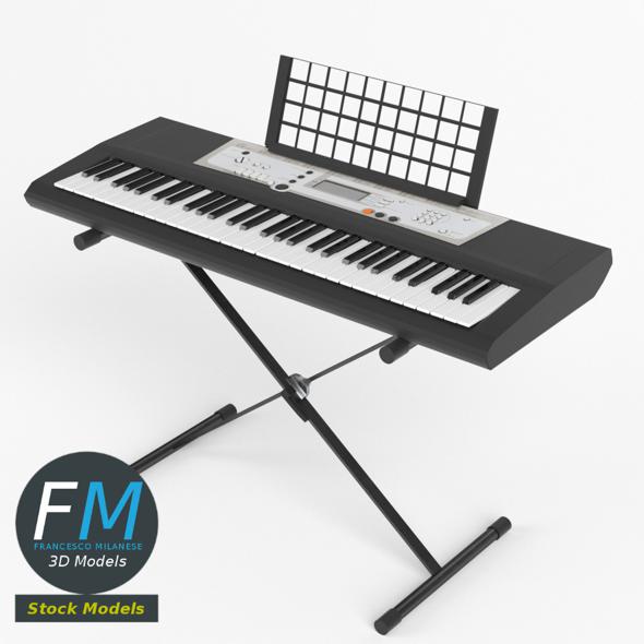 Electronic piano keyboard - 3Docean 21219492