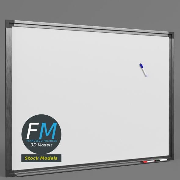 Magnetic whiteboard with - 3Docean 21100430