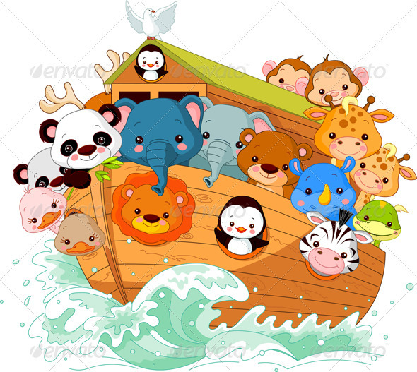 Noah's Ark - Animals Characters