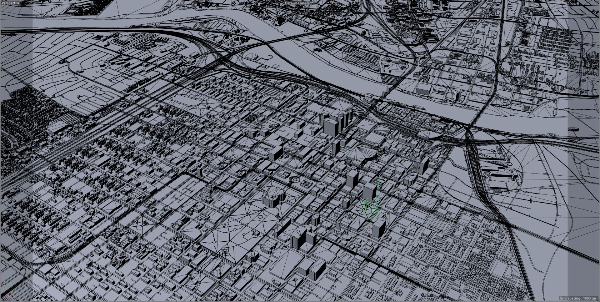 Sacramento California 3D Model 40km by TurboCG 3DOcean