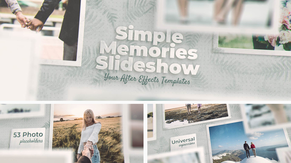 Simple Memories Slideshow - VideoHive 27749206