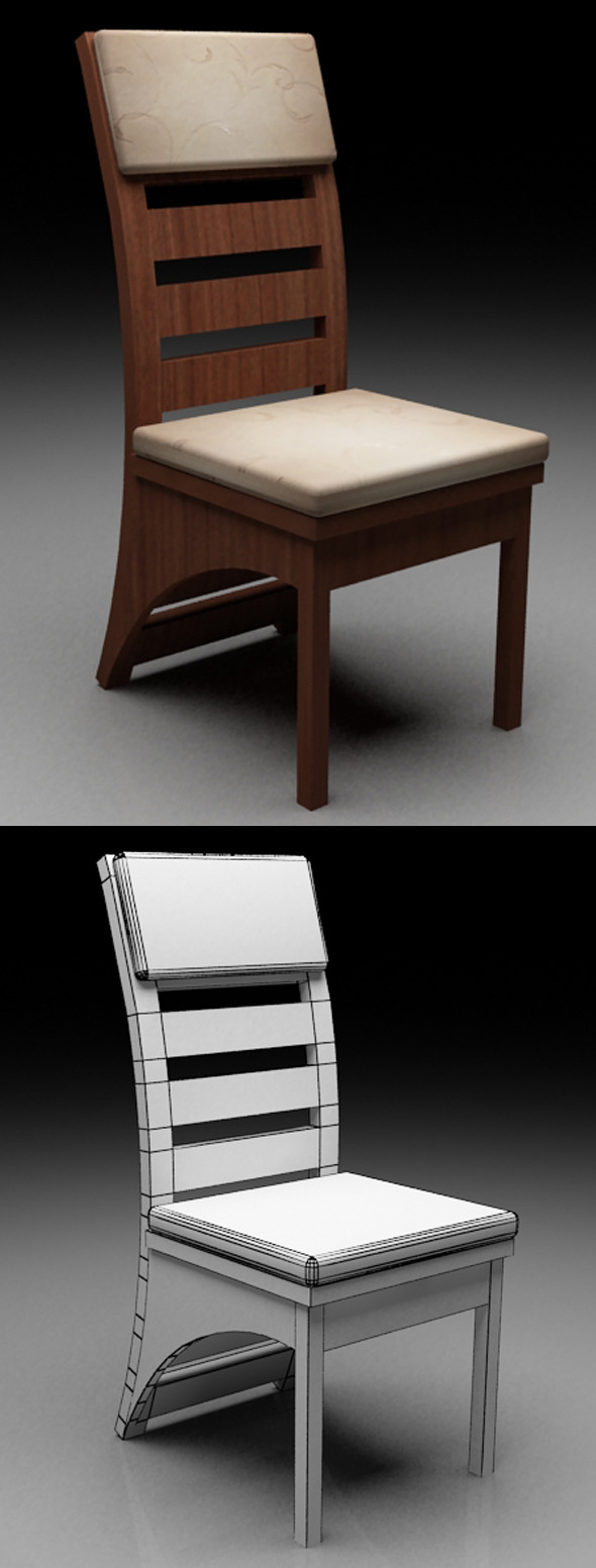 Realistic 3D Chair - 3Docean 2570049