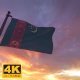 Turkmenistan Flag on a Flagpole V3 - 4K - VideoHive Item for Sale