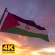 Western Sahara Flag on a Flagpole V3 - 4K - VideoHive Item for Sale