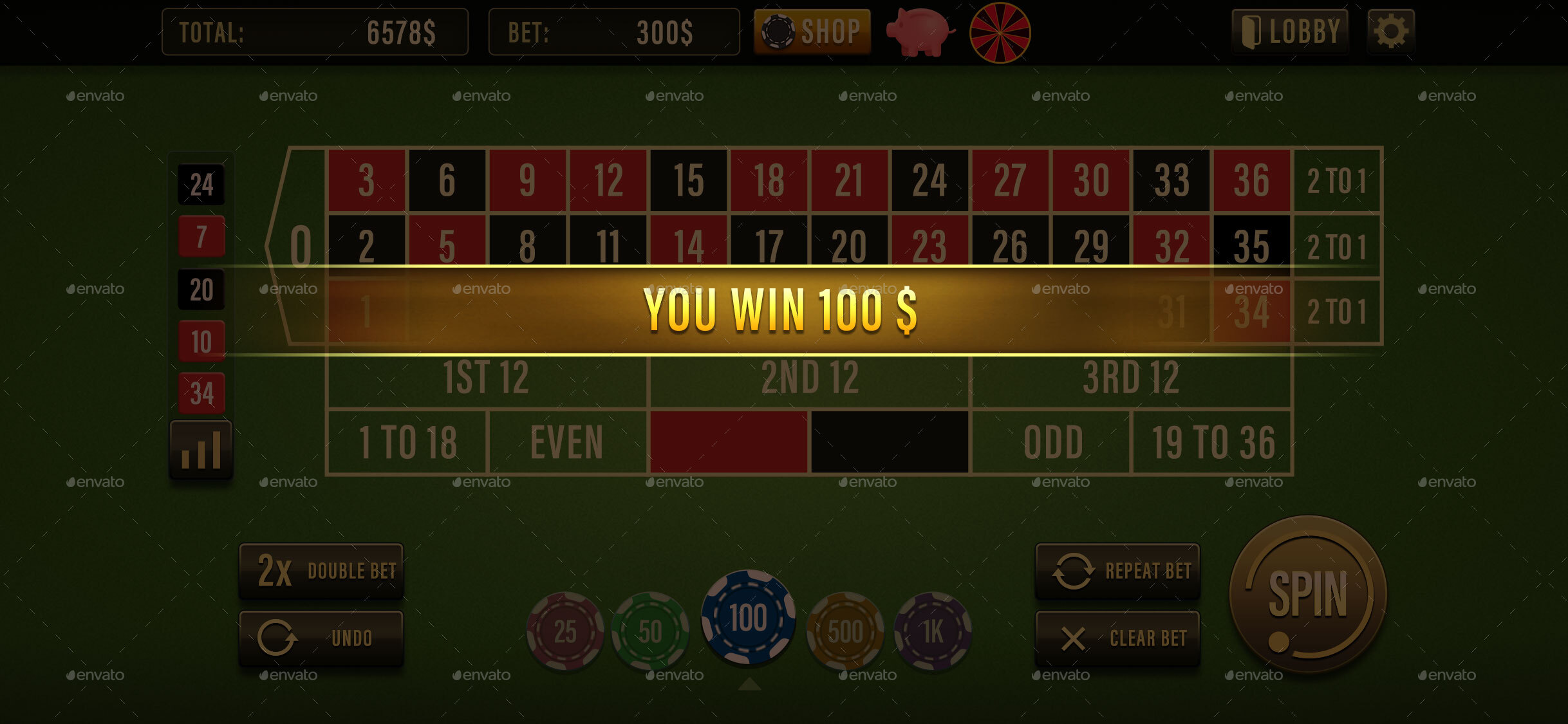 dirty roulette mobile site