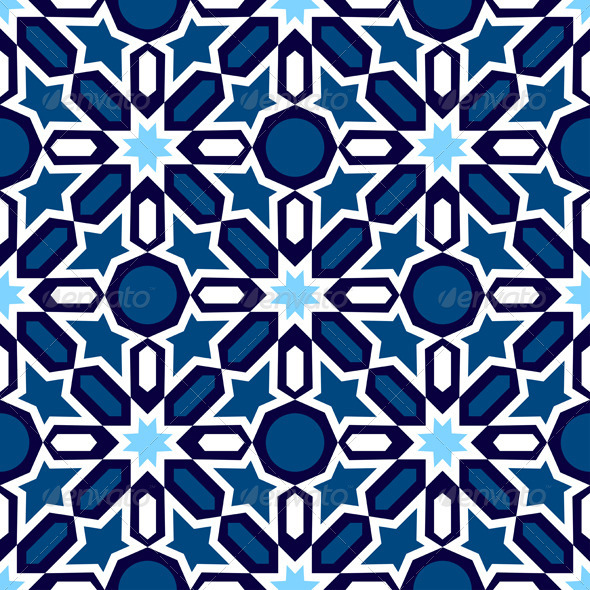 Mosaic in traditional Islamic design - Patterns Decorative