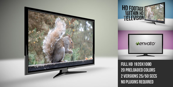 HD Television Set - VideoHive 2585134
