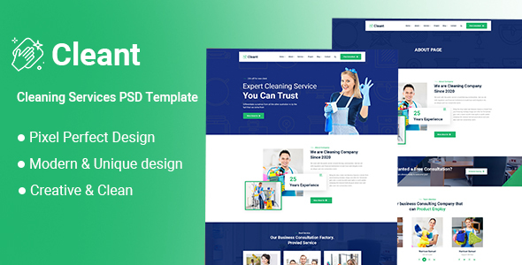 Cleant - Cleaning - ThemeForest 27774049